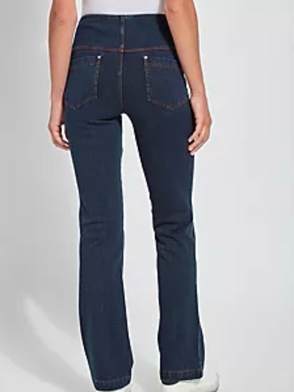 Lysse Knit Denim Flare Leg Jeans NWT XS Ret $121